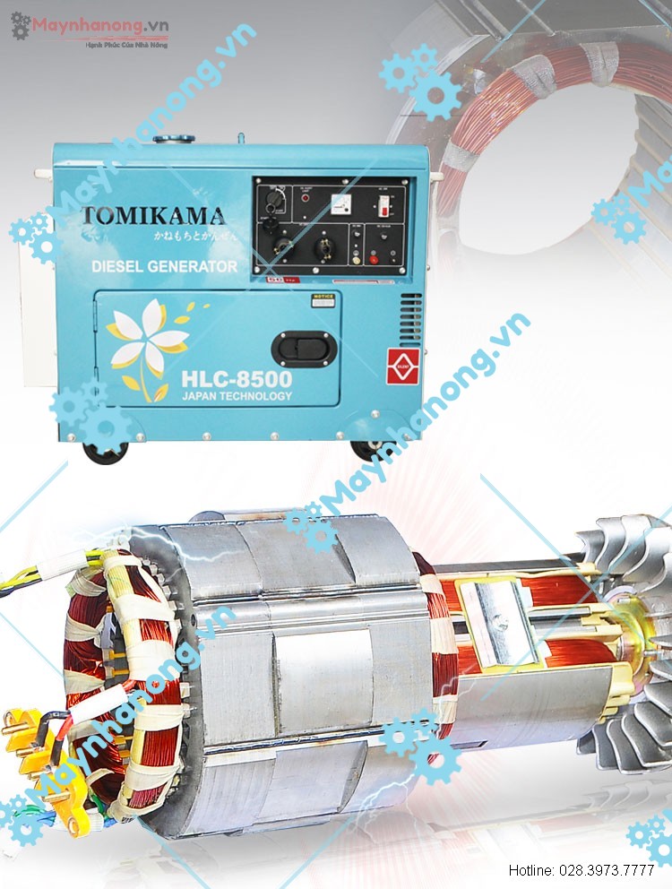 Motor phát điện của máy Tomikama HLC 8500