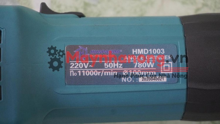 Thông số kỹ thuật của máy mài góc Huspanda HMD 1003