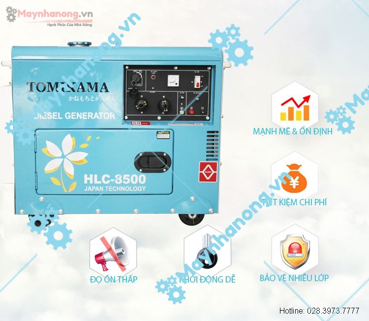 Đặc điển nổi bật của máy phát điện dầu Tomikama