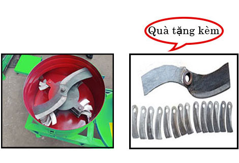 bộ dao của máy băm thái chuối TK-2019 chất lượng giá rẻ.