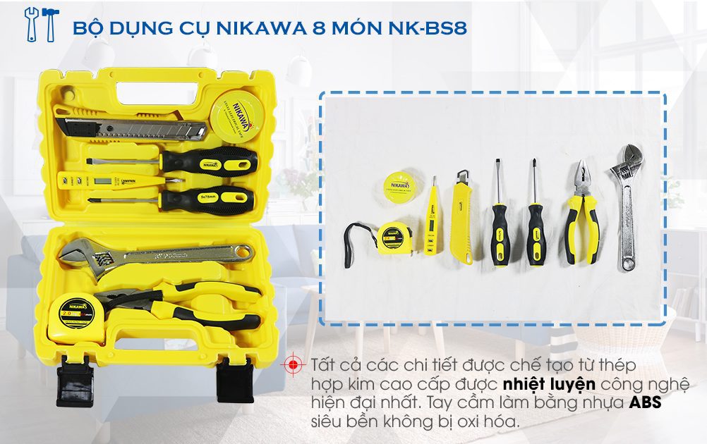 Bộ dụng cụ nikawa 8 Món NK-BS8
