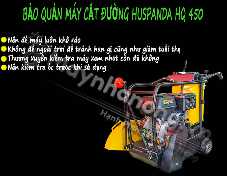 Cách bảo quản máy cắt đường Huspanda HQ 450