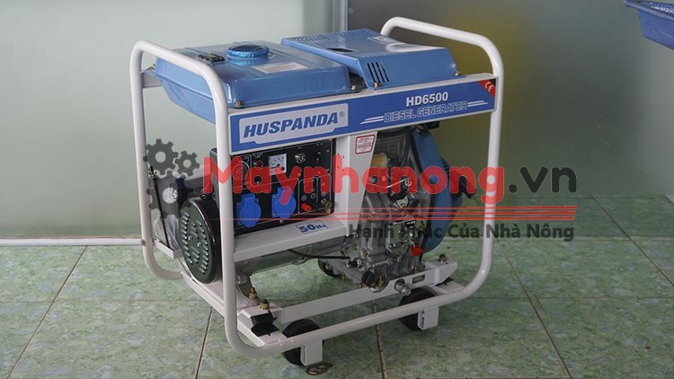 Máy phát điện Huspanda HD6500 có công suất tối đa lên đến 5.5KW
