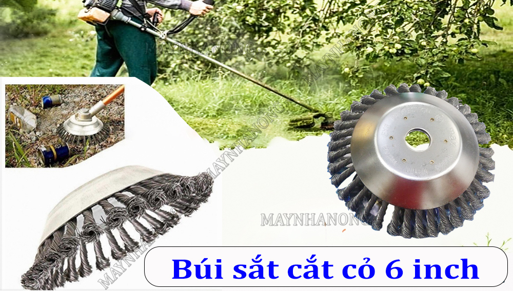 Búi sắt cắt cỏ 6 inch