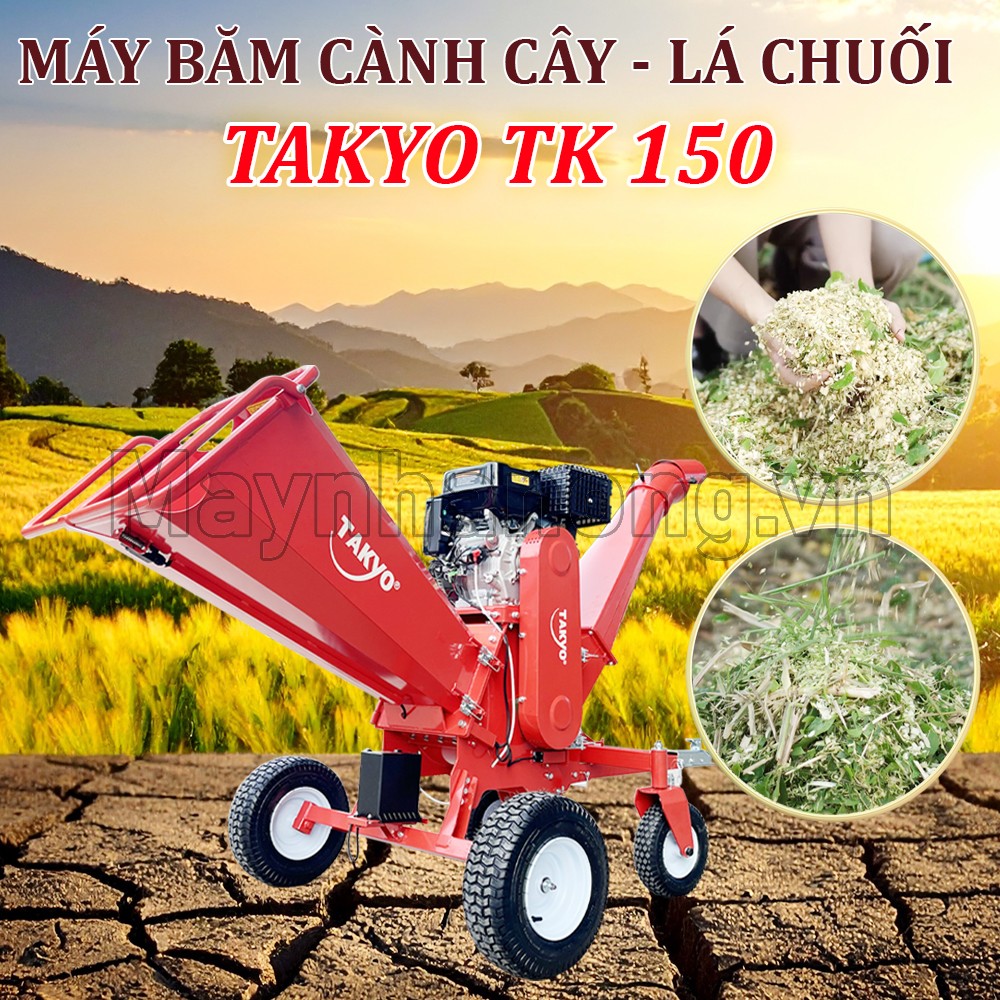 Máy băm gỗ chạy xăng Takyo TK 150
