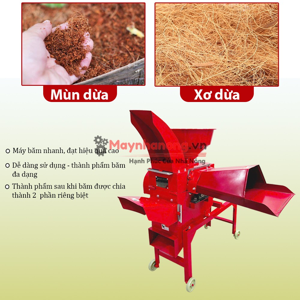 Máy băm xơ dừa TAKYO TK 300