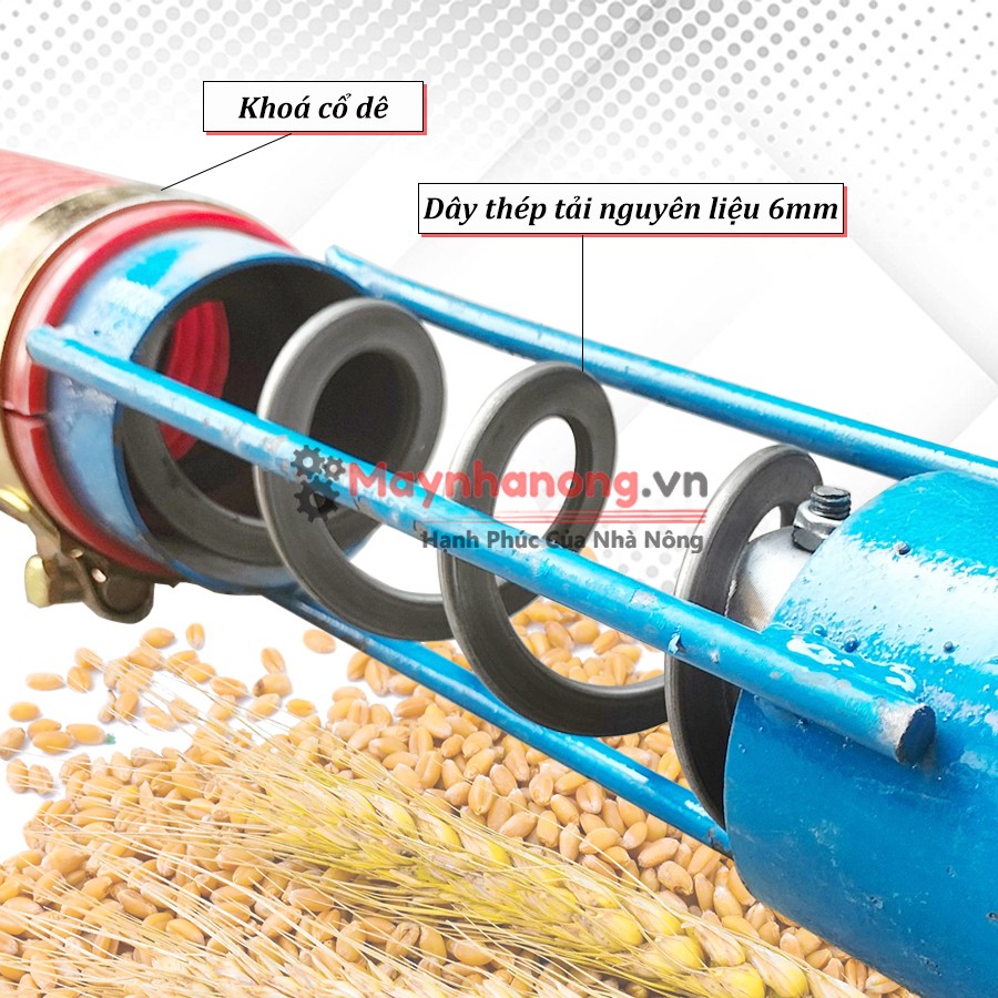 Lò xo thép tải nguyên liệu dầy 6mm của máy Kawasaki VMH3000