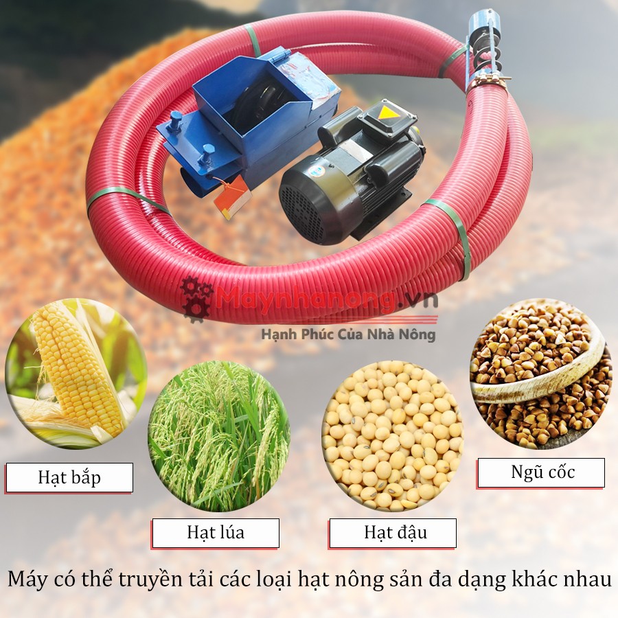 Máy hút hạt nông sản Kawasaki VMH3000 có thể truyền tải được đa dạng các loại hạt khác nhau
