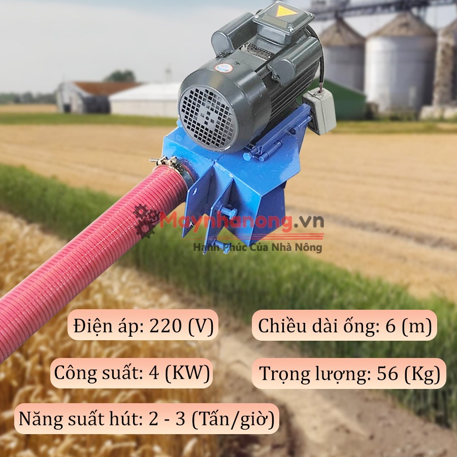 Thông số kỹ thuật của máy hút hạt, nông sản Kawasaki VMH3000