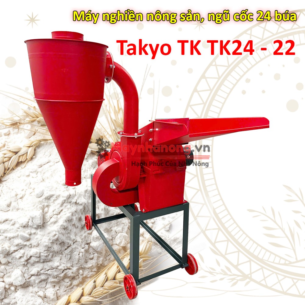 Máy nghiền nông sản, ngũ cốc 24 búa Takyo TK 24-22