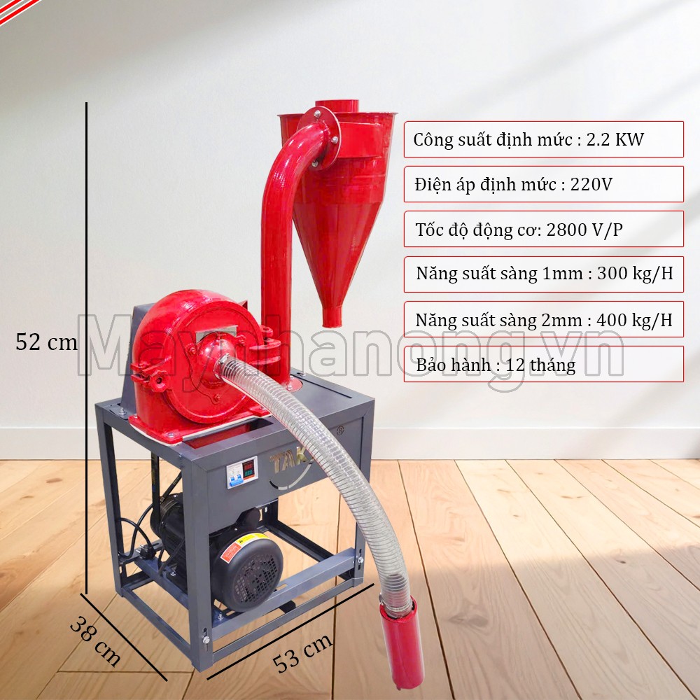 Thông số kỹ thuật chi tiết máy nghiền Takyo TK 010
