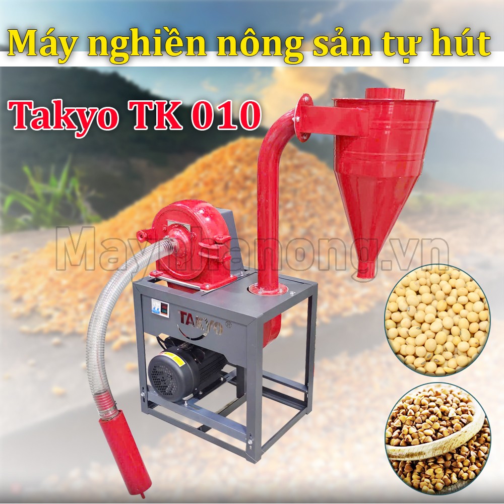 Máy nghiền nông sản tự hút Takyo TK 010
