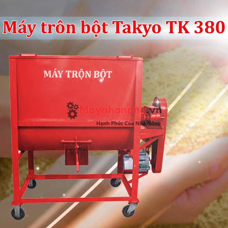 Máy trộn thức ăn chăn nuôi TAKYO TK380-4-3P 150 lít