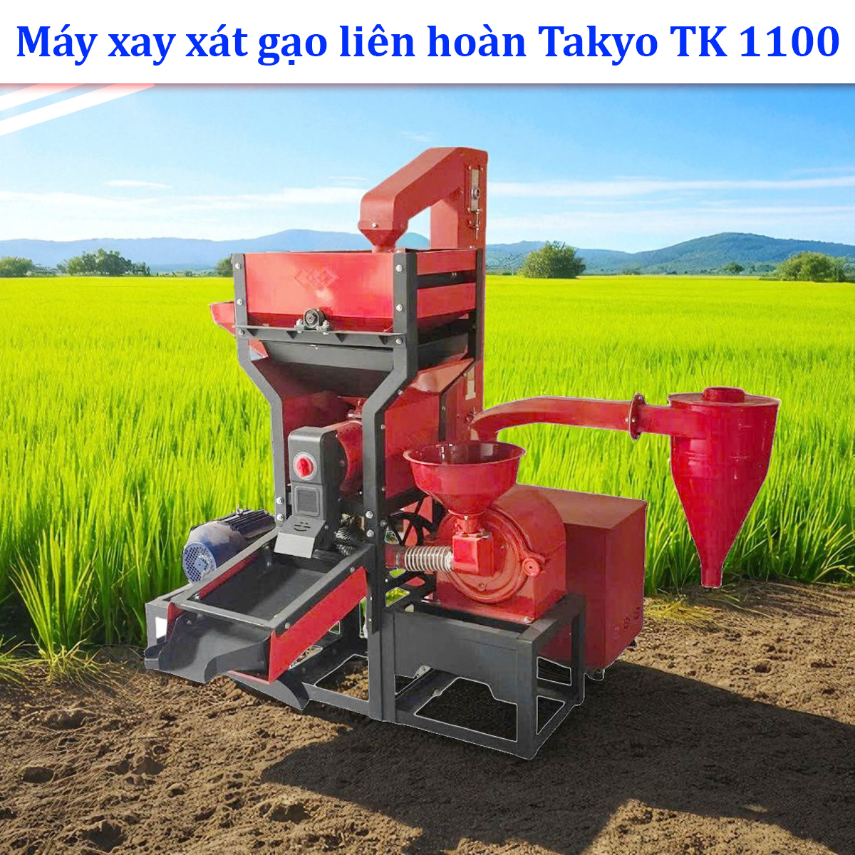 Máy xát gạo liên hoàn TAKYO TK 1100